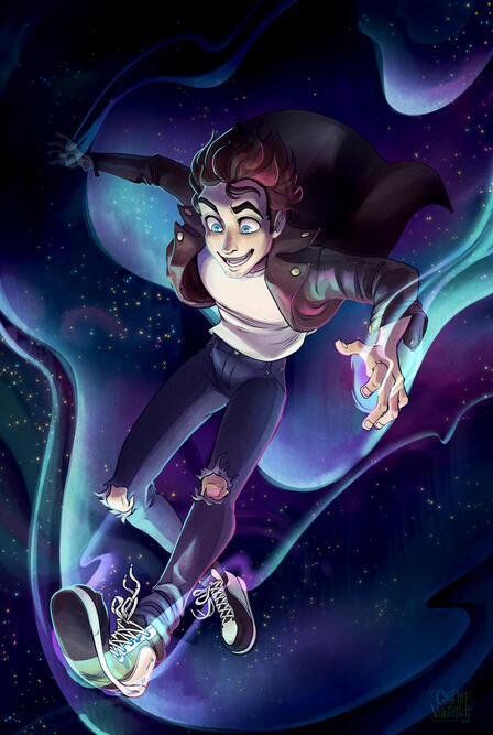 Jason using his gravity powers